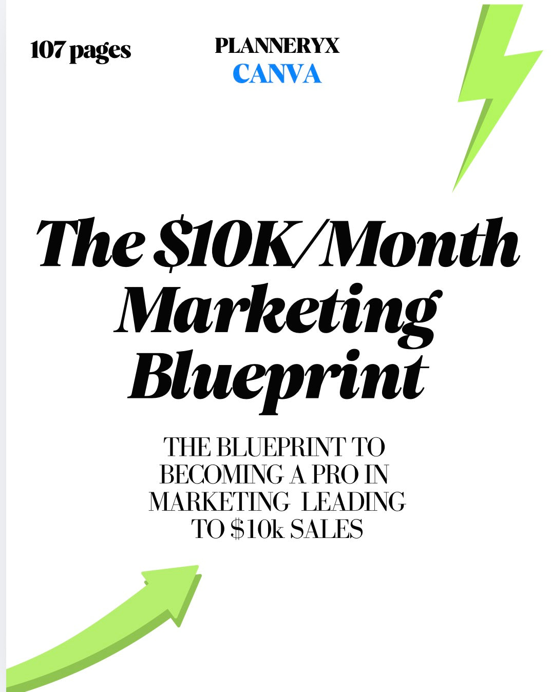 10K MONTH MARKETING BLUEPRINT CANVA Ebook