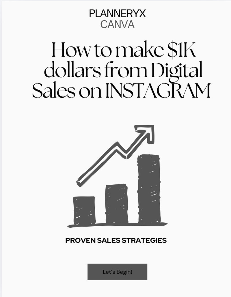 How To Make Your First $10K From Digital Sales CANVA EBOOK
